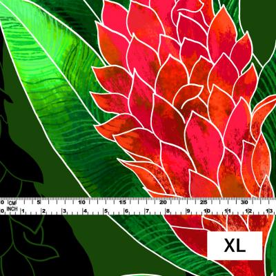 Hula Fabric / Red Ginger / JKH-562-GR
