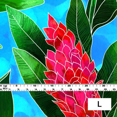 Hula Fabric / Red Ginger / JKH-562-LBL
