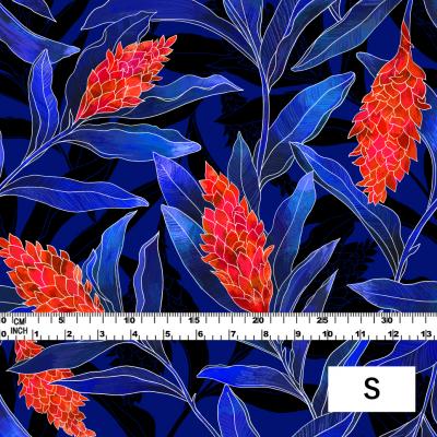 Hula Fabric / Red Ginger / JKH-562-NV