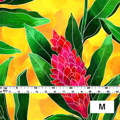 Hula Fabric / Red Ginger / JKH-562-YE