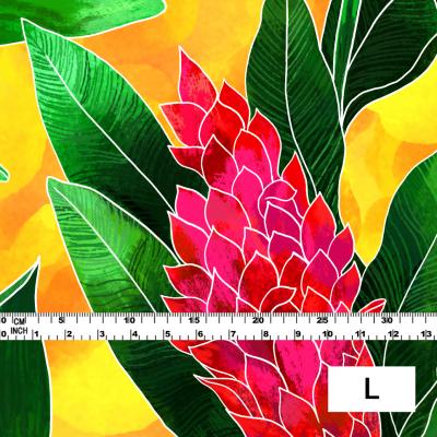 Hula Fabric / Red Ginger / JKH-562-YE