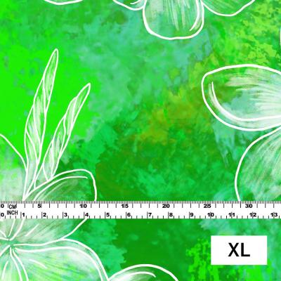 Hula Fabric / Plumeria / JKH-566-GR