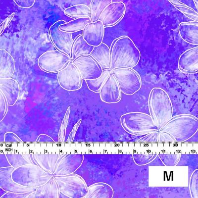 Hula Fabric / Plumeria / JKH-566-PU