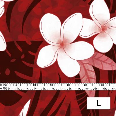 Hula Fabric / Plumeria / JKH-568-DRD