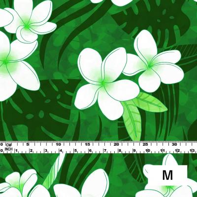 Hula Fabric / Plumeria / JKH-568-GR