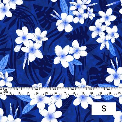 Hula Fabric / Plumeria / JKH-568-NV