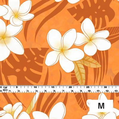 Hula Fabric / Plumeria / JKH-568-OR