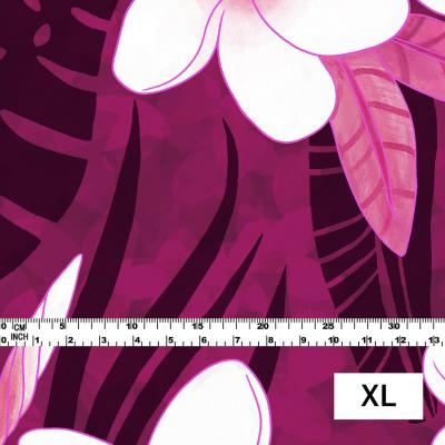 Hula Fabric / Plumeria / JKH-568-RDPU