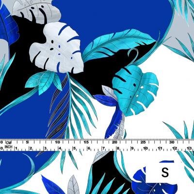 Hula Fabric / Modern Leaf / JKH-572-BL
