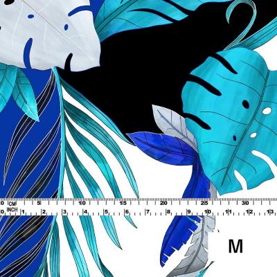 Hula Fabric / Modern Leaf / JKH-572-BL