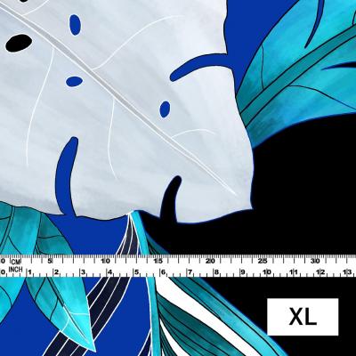 Hula Fabric / Modern Leaf / JKH-572-BL