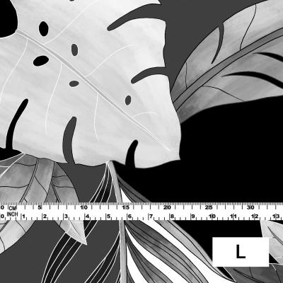 Hula Fabric / Modern Leaf / JKH-572-GY
