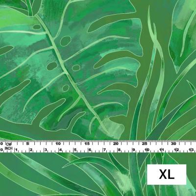 Hula Fabric / Hawaiian Leaf / JKH-574-GR
