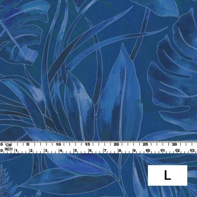 Hula Fabric / Hawaiian Leaf / JKH-574-NV