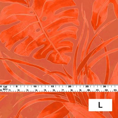 Hula Fabric / Hawaiian Leaf / JKH-574-OR