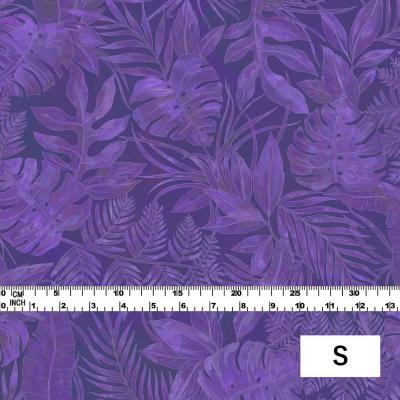 Hula Fabric / Hawaiian Leaf / JKH-574-PU