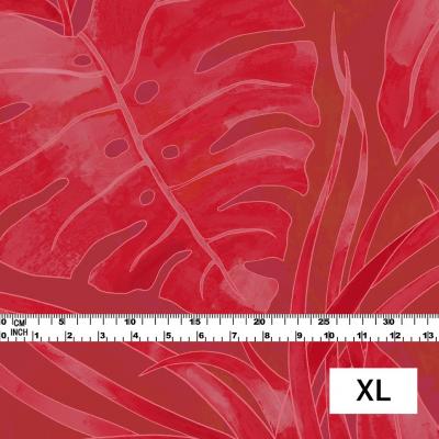 Hula Fabric / Hawaiian Leaf / JKH-574-RD