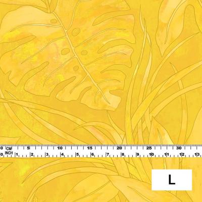 Hula Fabric / Hawaiian Leaf / JKH-574-YE