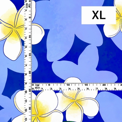 Hula Fabric / Plumeria / JKH-576-BL