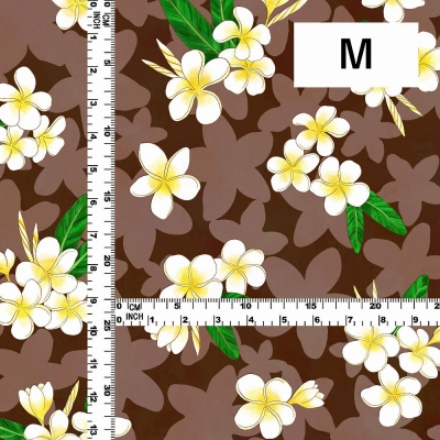 Hula Fabric / Plumeria / JKH-576-BR