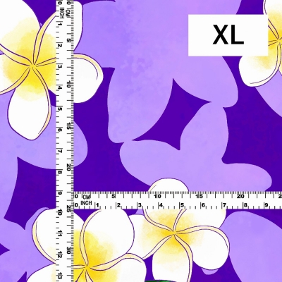 Hula Fabric / Plumeria / JKH-576-PU