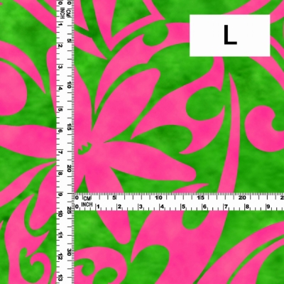 Hula Fabric / Kahiko&Tiare / JKH-578-GRPI