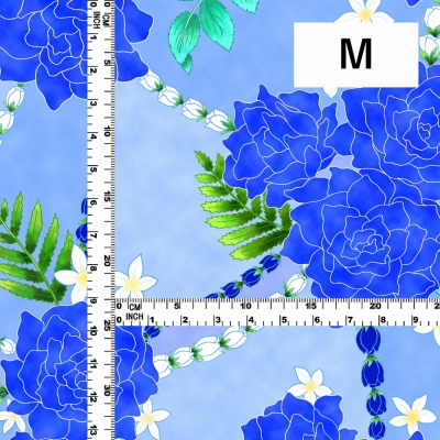 Hula Fabric / Lokelani / JKH-580-BL