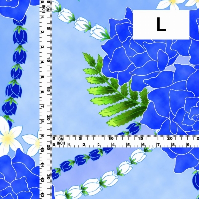 Hula Fabric / Lokelani / JKH-580-BL