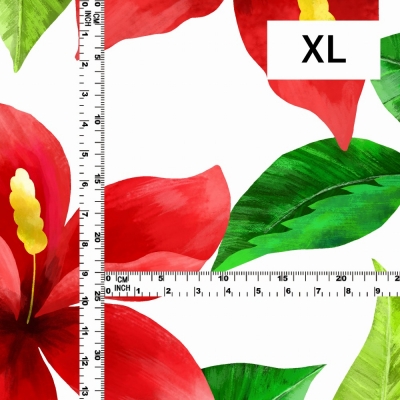 Hula Fabric / Hibiscus / JKH-586-WHRD