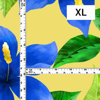 Hula Fabric / Hibiscus / JKH-586-YE