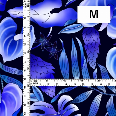 Hula Fabric / Anthurium / JKH-588-BL
