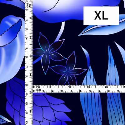 Hula Fabric / Anthurium / JKH-588-BL