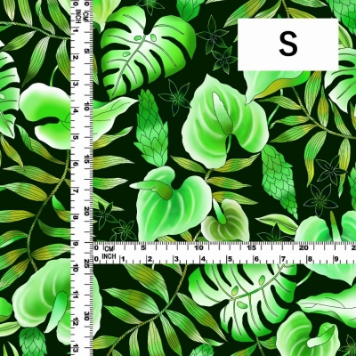 Hula Fabric / Anthurium / JKH-588-GR