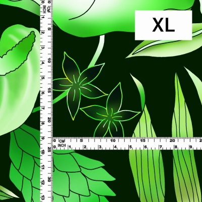 Hula Fabric / Anthurium / JKH-588-GR