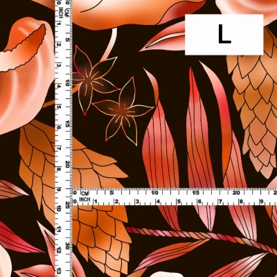 Hula Fabric / Anthurium / JKH-588-OR
