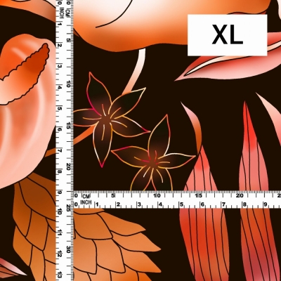 Hula Fabric / Anthurium / JKH-588-OR