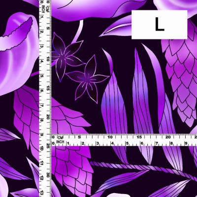 Hula Fabric / Anthurium / JKH-588-PU