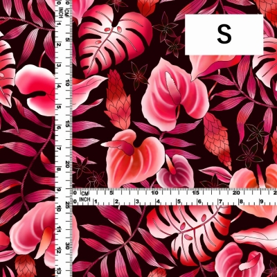 Hula Fabric / Anthurium / JKH-588-RD