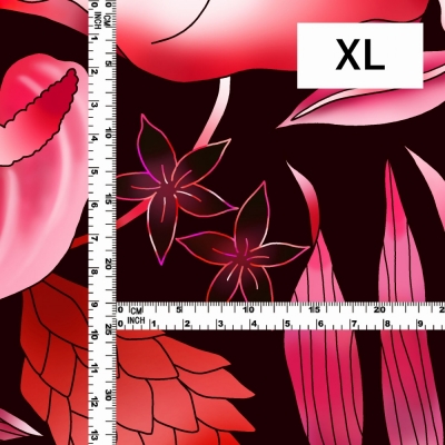 Hula Fabric / Anthurium / JKH-588-RD