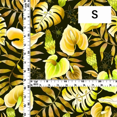 Hula Fabric / Anthurium / JKH-588-YE