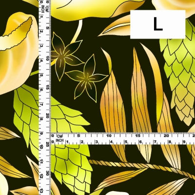 Hula Fabric / Anthurium / JKH-588-YE