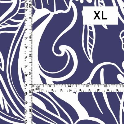 Hula Fabric / Kahiko&Hibiscus / JKH-592-NV