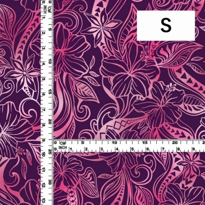 Hula Fabric / Kahiko&Hibiscus / JKH-592-PUPI