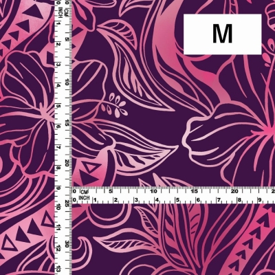 Hula Fabric / Kahiko&Hibiscus / JKH-592-PUPI