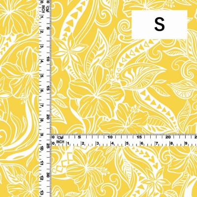 Hula Fabric / Kahiko&Hibiscus / JKH-592-YE