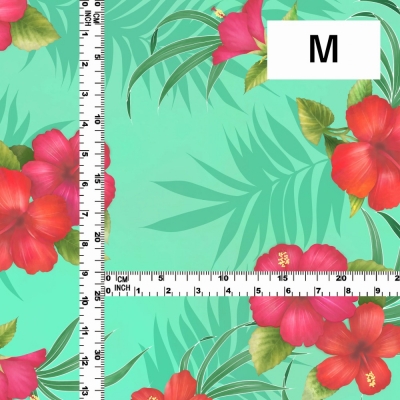 Hula Fabric / Hibiscus / JKH-594-GR