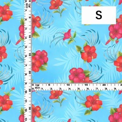 Hula Fabric / Hibiscus / JKH-594-LBL