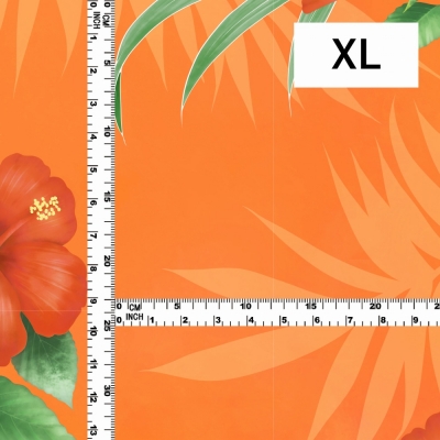 Hula Fabric / Hibiscus / JKH-594-OR