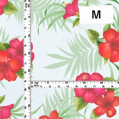 Hula Fabric / Hibiscus / JKH-594-WH