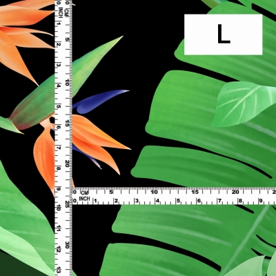 Hula Fabric / Strelitzia / JKH-596-BK